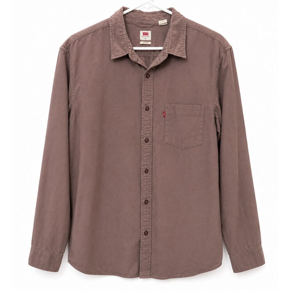 Levi’s Button Up Shirt Men’s XXL Long Sleeve Cotton Casual Workwear Standard Fit